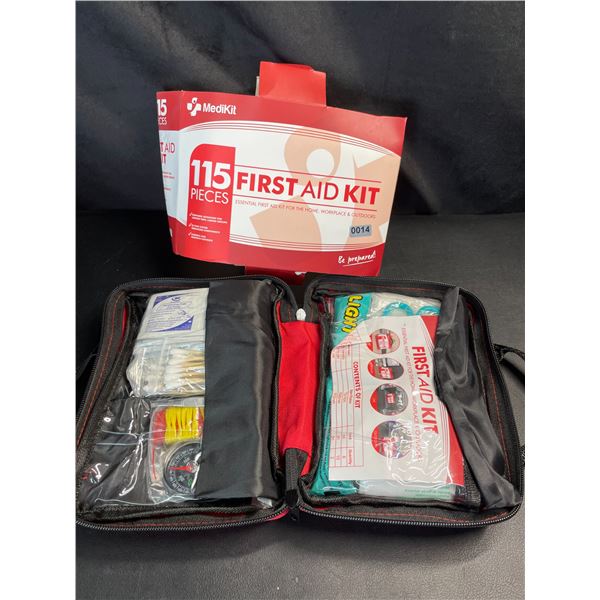 Lot of 1 First Aid Kit - 115 PCS - Brand New!