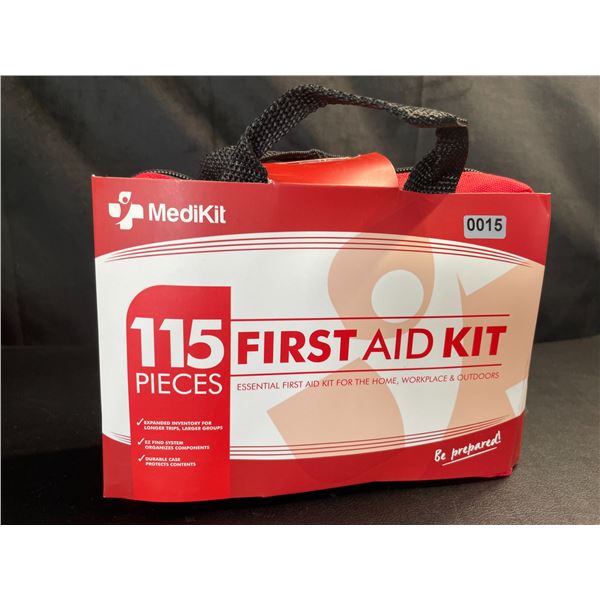 Lot of 1 First Aid Kit - 115 PCS - Brand New!