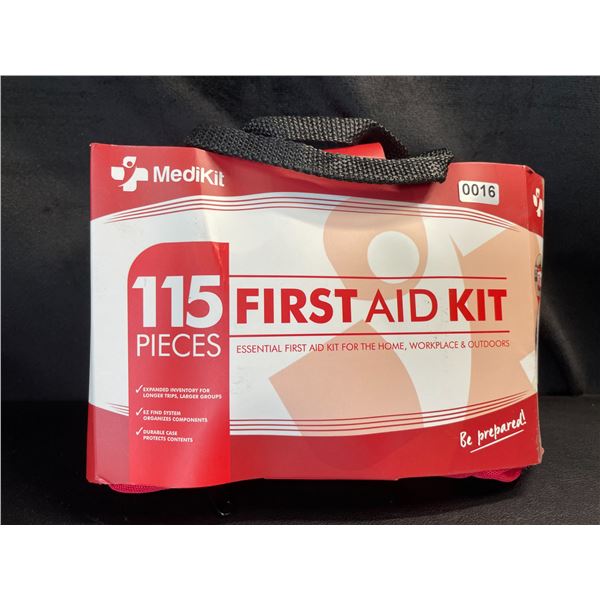 Lot of 1 First Aid Kit - 115 PCS - Brand New!
