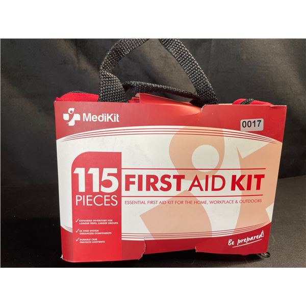 Lot of 1 First Aid Kit - 115 PCS - Brand New!