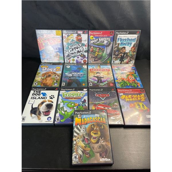 Lot of 13 Assorted Playstation 2 Video Games