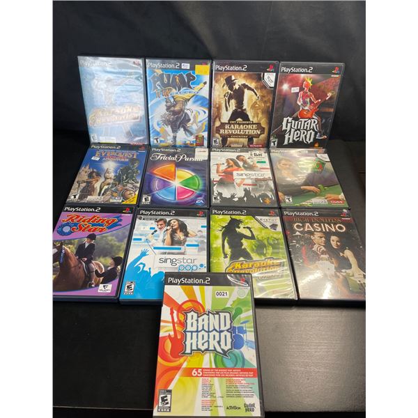 Lot of 13 Assorted Playstation 2 Video Games