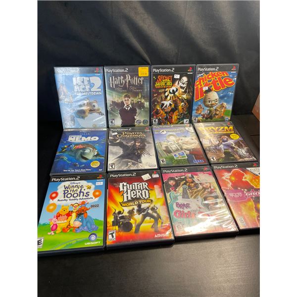 Lot of 12 Assorted Playstation 2 Video Games