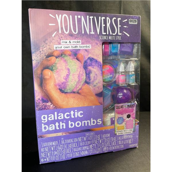 Lot of 1 YouNiverse Galactic Bath Bomb Making Kit DIY Bath Bomb Kit
