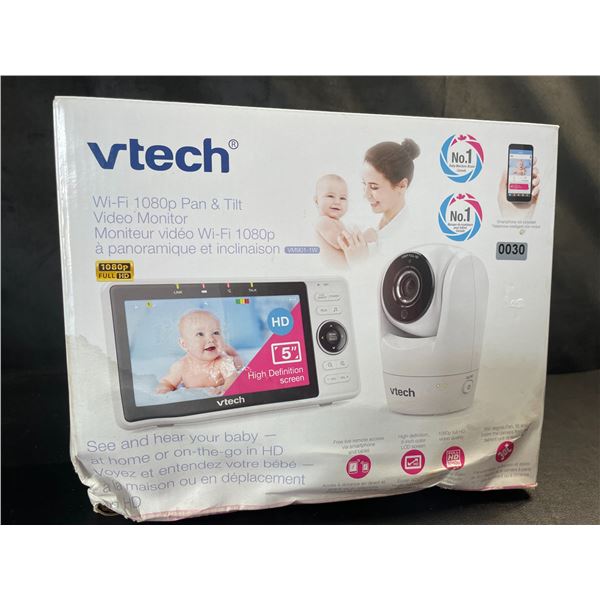 Lot of 1 V-Tech Smart WiFi 1080P Pan & Tilt Video Baby Monitor - Brand New! (Model: VM901-1W)