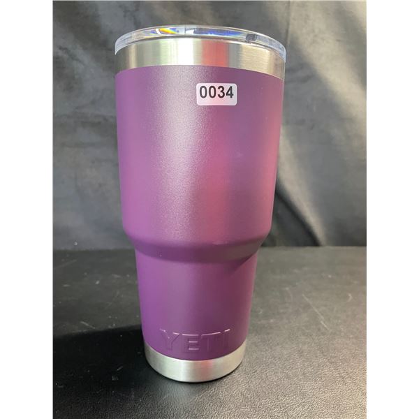 Lot of 1 YETI Rambler 30oz Tumbler - Purple