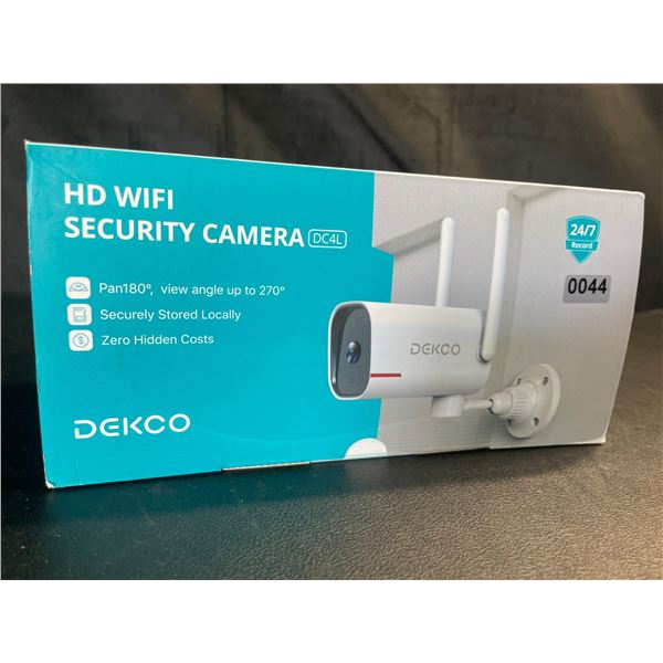 Lot of 1 Dekco HD WiFi Outdoor Security Camera - Brand New!