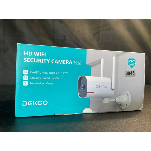 Lot of 1 Dekco HD WiFi Outdoor Security Camera - Brand New!