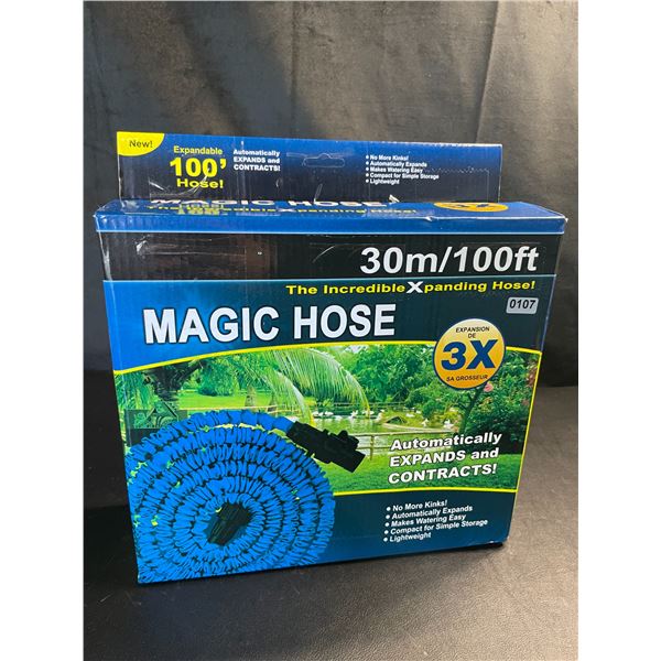 Lot of 1 Magic Hose/Automatic Expanding Garden Hose - 30m/100 FT