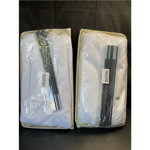 Lot of 2 Foldable/Collapsible Laundry Baskets - Brand New