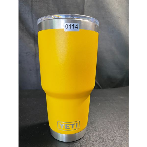 Lot of 1 YETI Rambler 30oz Tumbler - Yellow - Brand New!