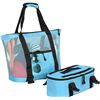 Image 1 : Lot of 2 Large Travel Tote Beach Bags w/ Detachable Coolers - Brand New!