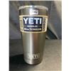 Image 1 : Lot of 1 YETI Rambler 20oz Tumbler - Silver - (Has Small Dent)