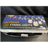 Image 1 : Lot of 1 Box of Outdoor LED Patio String Lights - 2pack 51FT Long Length - Shatterproof Bulbs