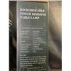 Image 2 : Lot of 2 Rechargeable Touch Dimming LED Table Lamps - Black - 15 inch - Brand New!