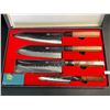 Image 3 : Lot of 1 Professional 4-Piece Kitchen Knife Set - Brand New!