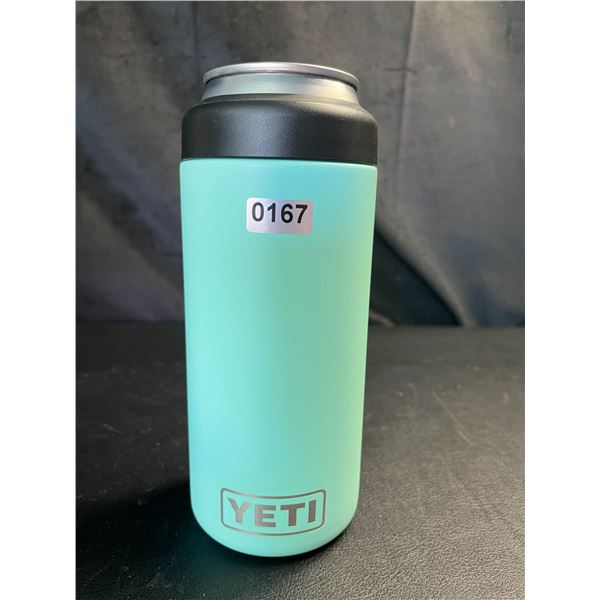 Lot of 1 YETI Rambler Colster Slim Can Insulator - Seafoam/Tiffany Blue - Brand New!