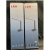 Image 1 : Lot of 2 LED Desk Lamps with Wireless Charging Bases - Brand New!