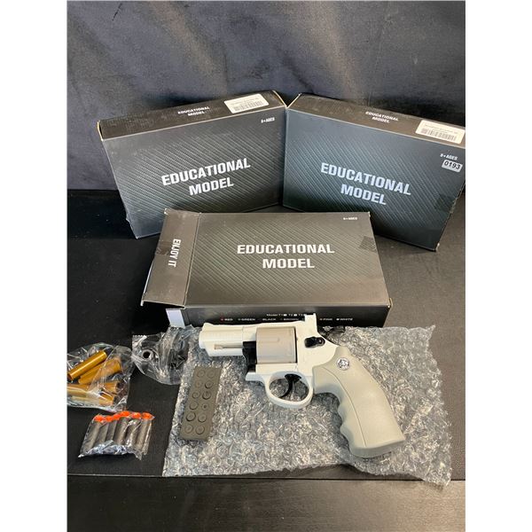 Lot of 3 Shell-Ejecting Soft Bullet Toy Guns - Brand New