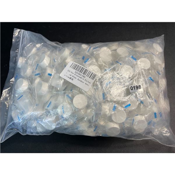 Lot of 1 Multi-Pack of Disposable Compressed Towel Facecloths - Great for Travelling - 200PCS