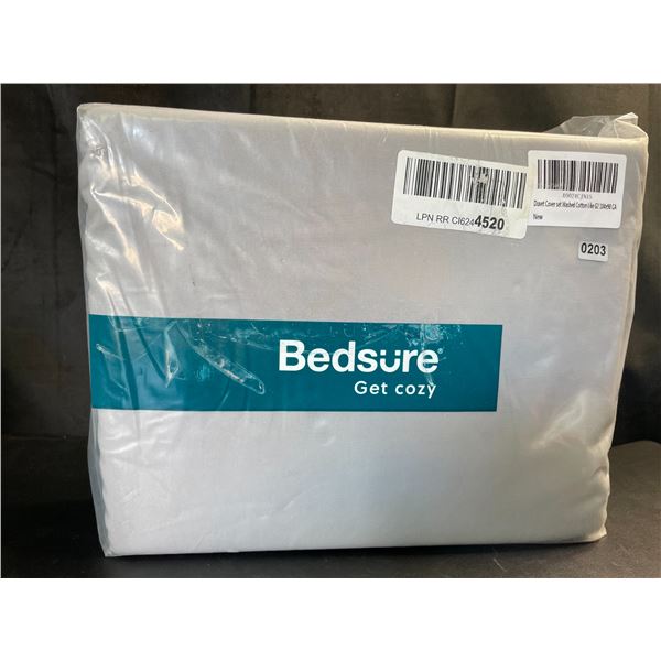 Lot of 1 Bedsure Duvet Cover Set - King Size (104 x 90 inch) - Brand New - Grey