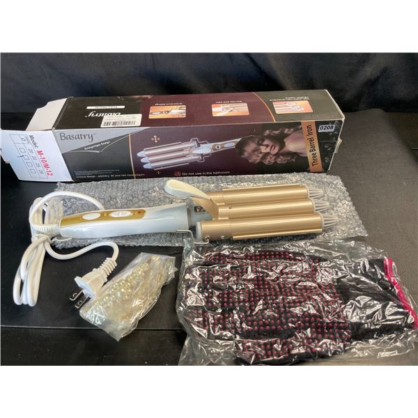 Lot of 1 Triple-Barrel Hair Curler/Hair Waver Styling Tool - Brand New