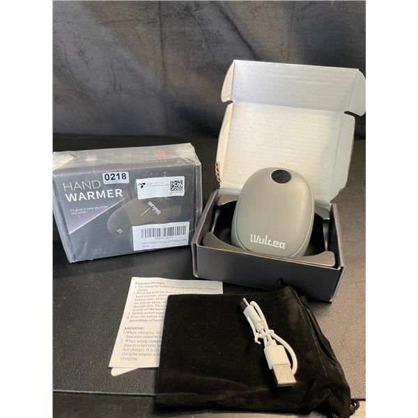 Lot of 2 Wulcea Portable Rechargeable Portable Power Banks/Hand Warmers - Brand New!