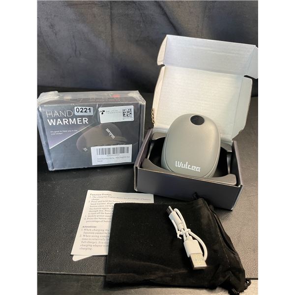 Lot of 2 Wulcea Portable Rechargeable Portable Power Banks/Hand Warmers - Brand New!