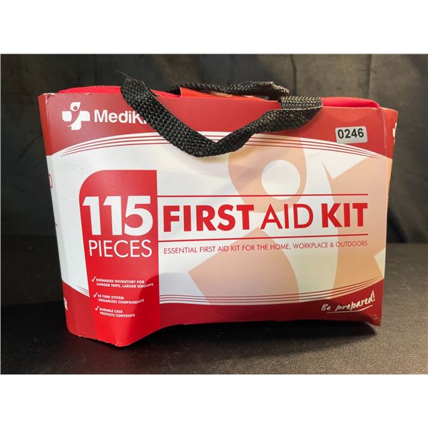 Lot of 1 First Aid Kit - 115 PCS - Brand New!