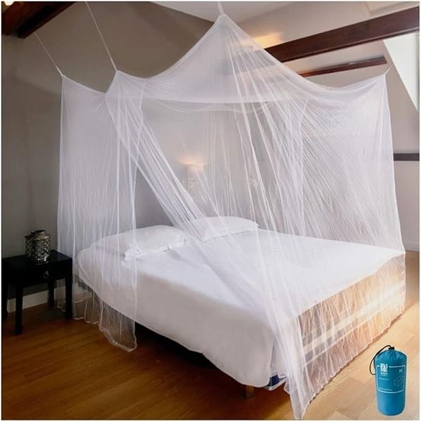 Lot of 1 Even Naturals Luxury Mosquito Net for Bed Canopy/Camping - Brand New