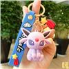 Image 1 : Lot of 3 Pokemon Figurine Keychains - Espeon - Brand New