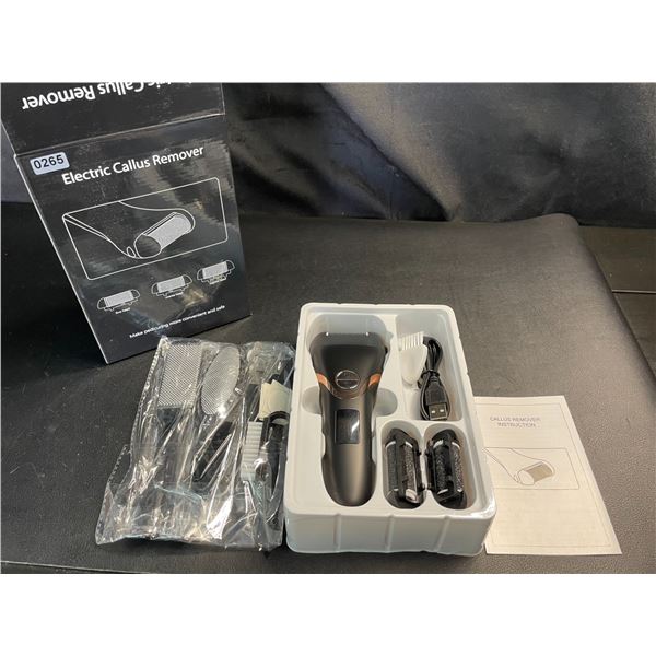 Lot of 1 Electric Callus Remover for Feet/Pedicures w/ Assorted Foot Filing Tools - Brand New