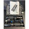 Image 2 : Lot of 2 PowerStyle LED Super Bright Rechargeable Tactical Flashlights - BRAND NEW!