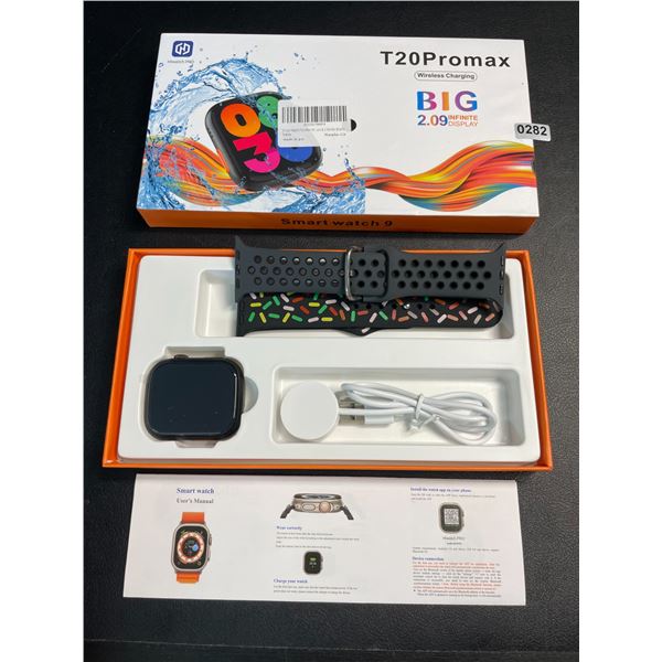 Lot of 1 T20 Pro Max Smart Sports Watch w/ 2.1" Amoled Display - Activity Tracker - Brand New!
