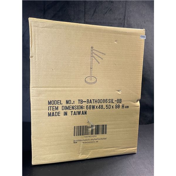 Lot of 1 Stainless Steel Standing Hand Towel Bar Stand - Brand New