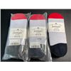 Image 1 : Lot of 3 Multi-Packs of Jormatt Mens Low-Cut Socks - 6 Pairs Per Pack - Brand New