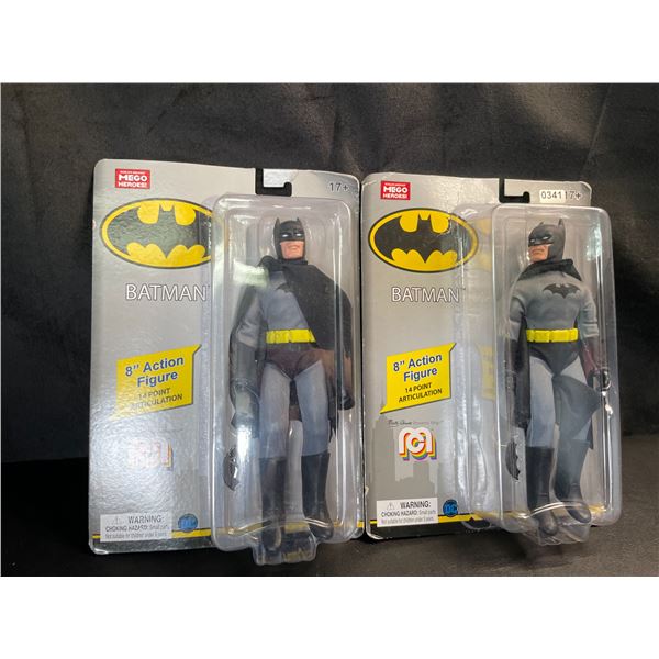 Lot of 2 Batman 8-inch Action Figures/Collectible Toys - Brand New