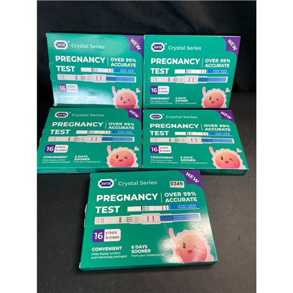 Lot of 5 Multi-Pack Boxes of Pregnancy Tests