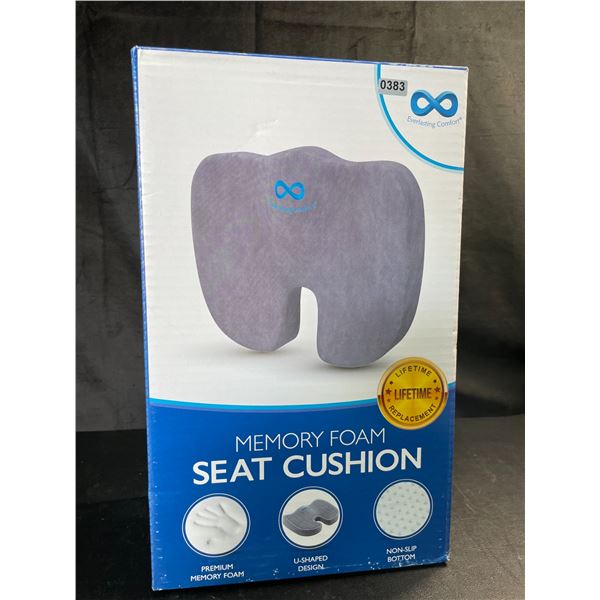 Lot of 1 Everlasting Comfort Memory Foam Seat Cushion - Brand New