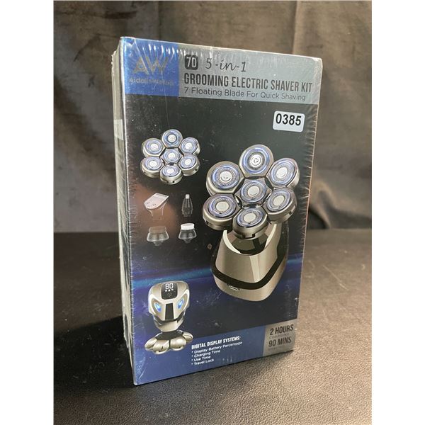 Lot of 1 5-in-1 Electric Rechargeable Cordless Mens Shaver Kit - Brand New Sealed