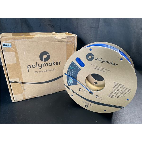 Lot of 1 Roll of Polymaker PolyLite ABS 3D Printer Filament - Blue