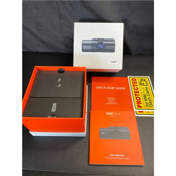 Lot of 1 Vantrue OnDash N4 3-Channel 4K Dash Camera