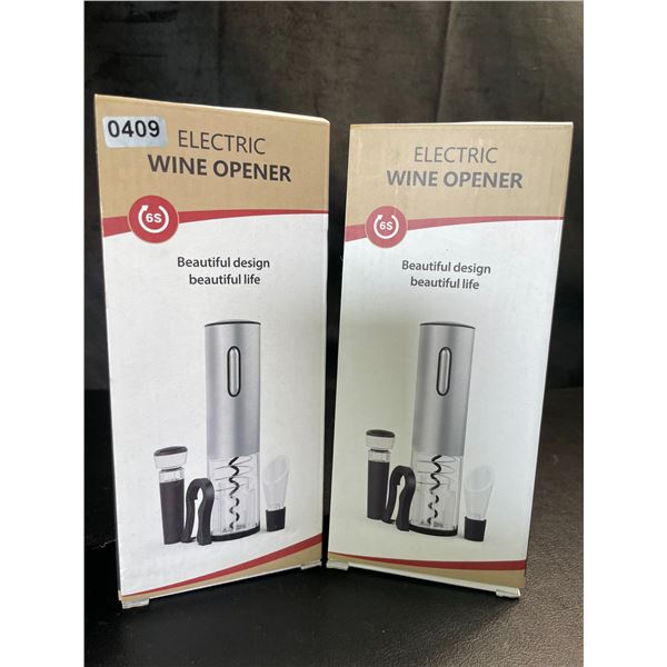 Lot of 2 Electric Wine Openers - Brand New