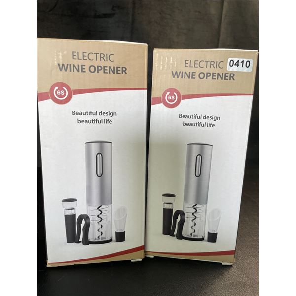 Lot of 2 Electric Wine Openers - Brand New
