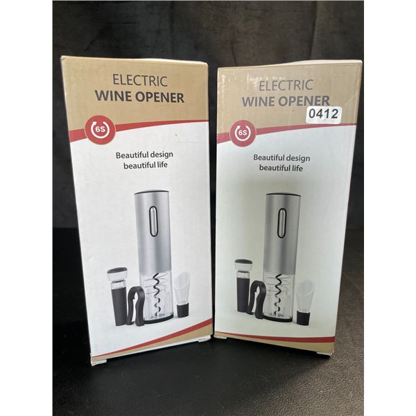 Lot of 2 Electric Wine Openers - Brand New