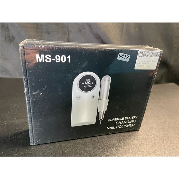 Lot of 1 Portable/Rechargeable Electric Nail Drill - Brand New Sealed!