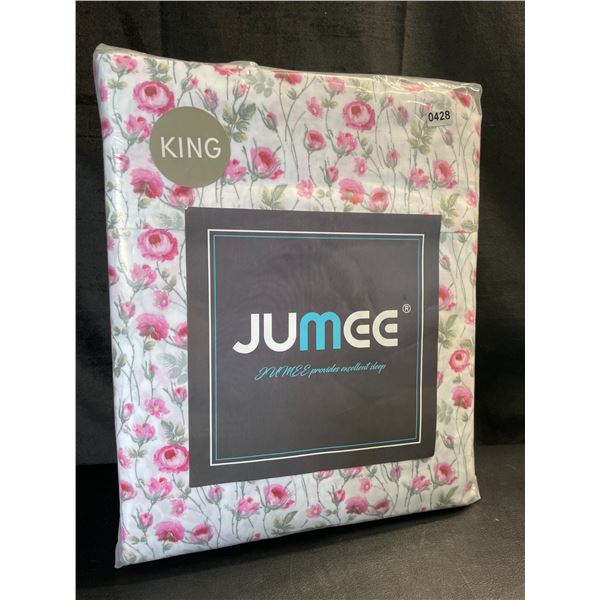 Lot of 1 Jumee Deep-Pocket 4PC King Size Sheet Set - Brand New