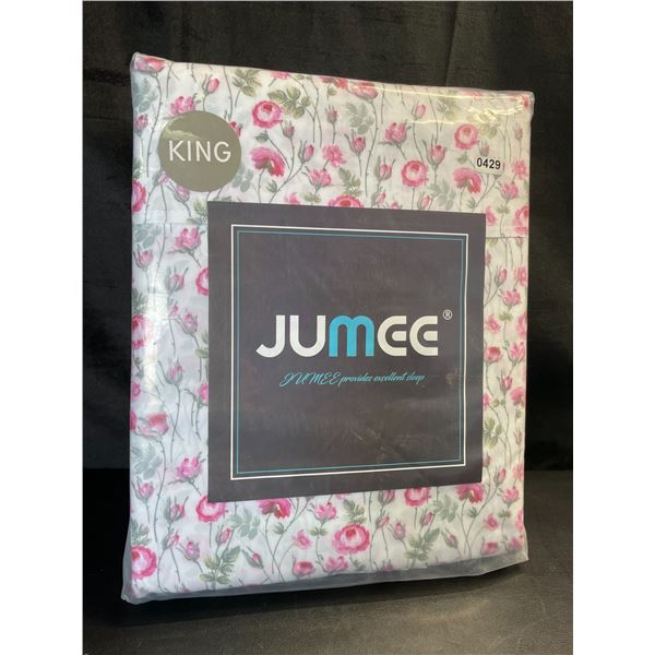 Lot of 1 Jumee Deep-Pocket 4PC King Size Sheet Set - Brand New