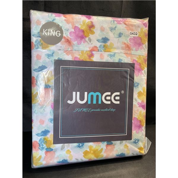 Lot of 1 Jumee Deep-Pocket 4PC King Size Sheet Set - Brand New