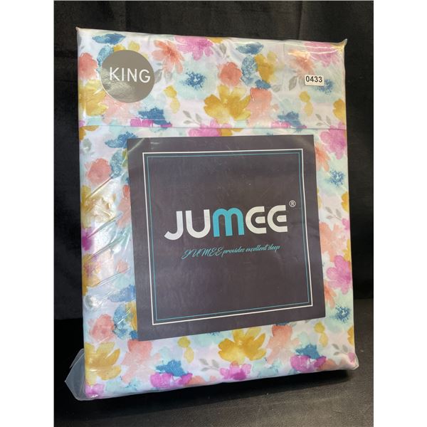 Lot of 1 Jumee Deep-Pocket 4PC King Size Sheet Set - Brand New